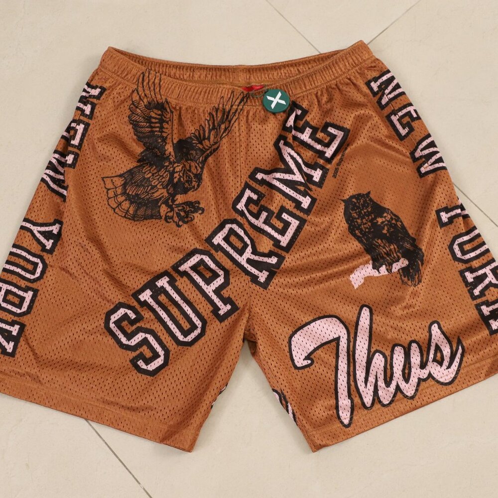 Supreme SS25 Varsity Mesh Short Rust size Medium